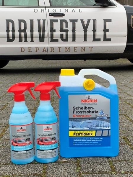 Nigrin Winter-Bundle Fertigmix, 5l Fertigmix, 2x 600ml Scheiben-Enteiser