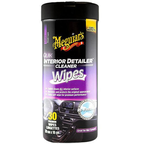 Meguiar´s Quick Interior Detailer Wipes, Reinigungstücher, 30Stk.