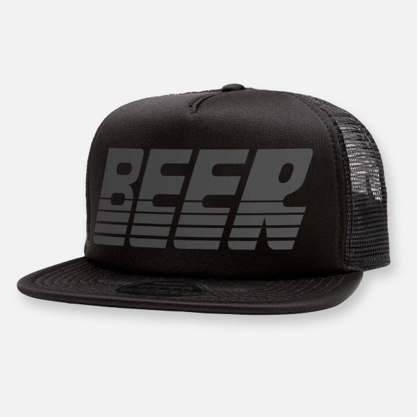 Trucker Cap "Beer" Black on Black