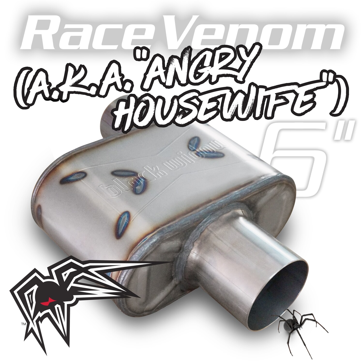 Black Widow Race Venom 6 Angry Housewife 3 Offsetcenter Black Widow Exhaust Original 7836