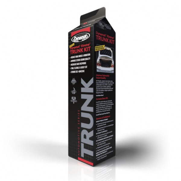 Xtreme Trunk Kit, Dämmung, Alu-Butyl, selbstklebend, 18″ x 32", 5 Platten