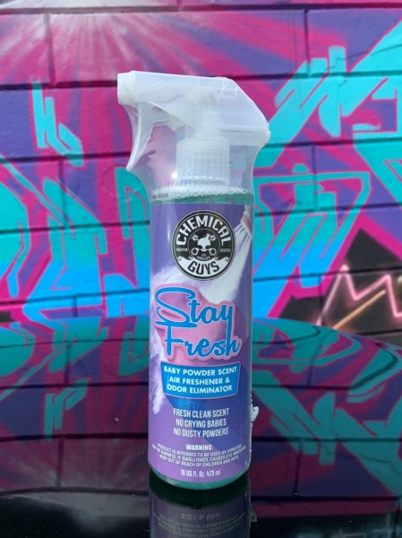 Chemical Guys, Stay Fresh, Baby Powder, Duftspray, 473ml