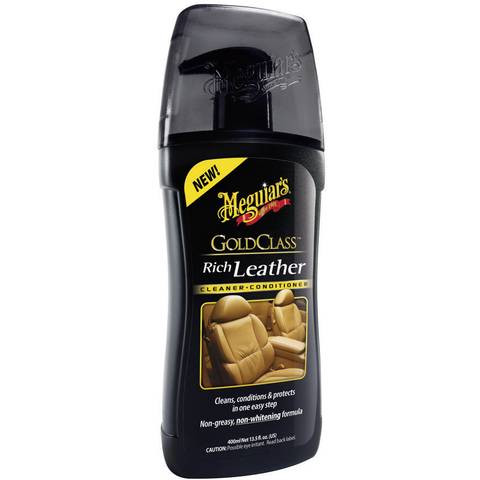 Meguiar´s Gold Class Rich Leather Cleaner & Conditioner, Lederreiniger, Lederpflege, 400ml